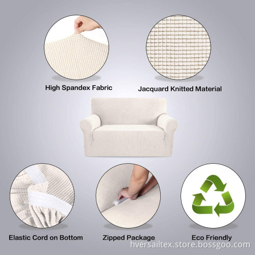 1/2/3/4 Seater Spandex Jacquard Sofa Slipcovers